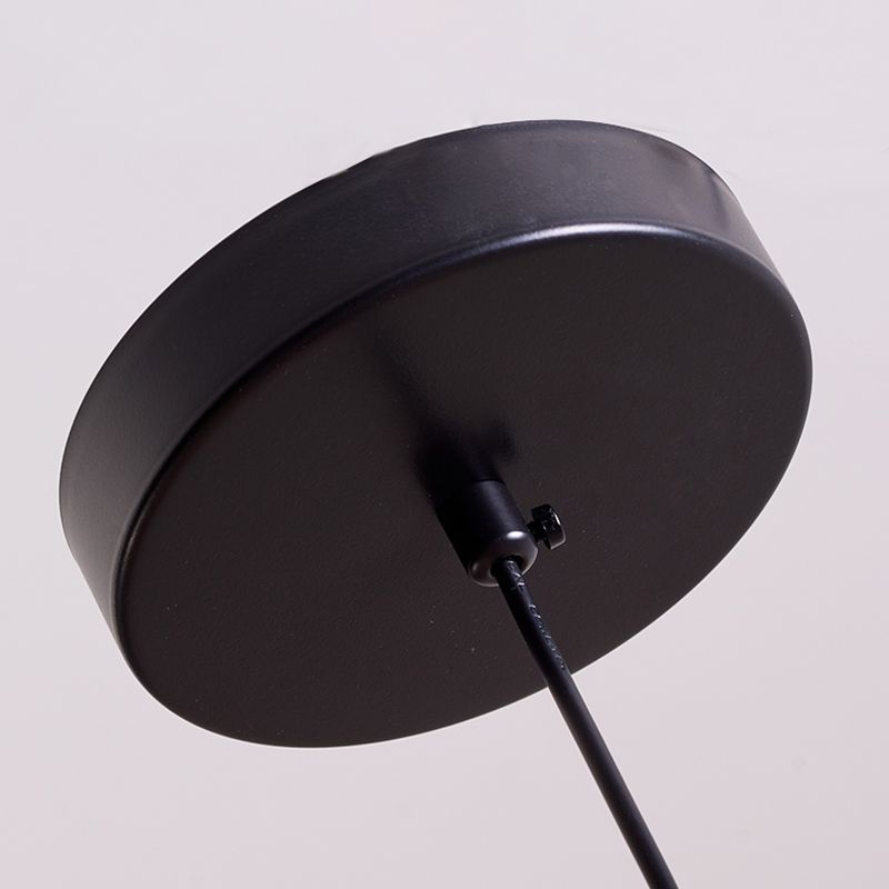 1-licht houten hangende lamp naar beneden verlichting eenvoudige kegelvorm hanger verlichtingsarmatuur