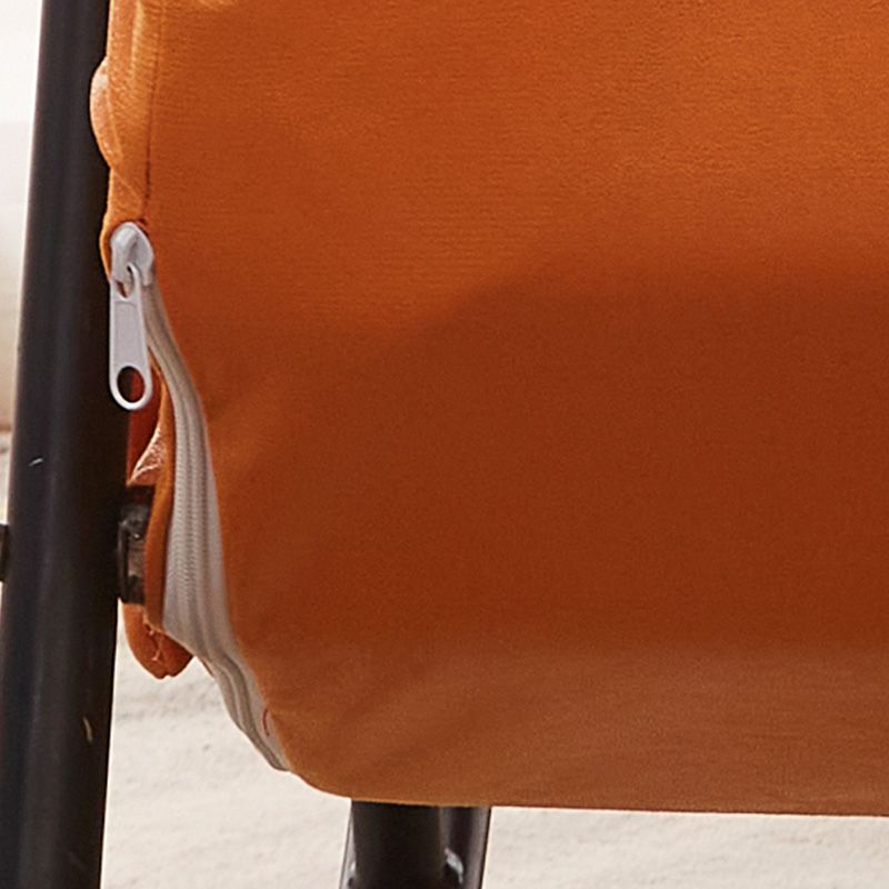 Contemporary Cushions Rocker Chair Metal Frame Spindle Rocker Chair for Living Room