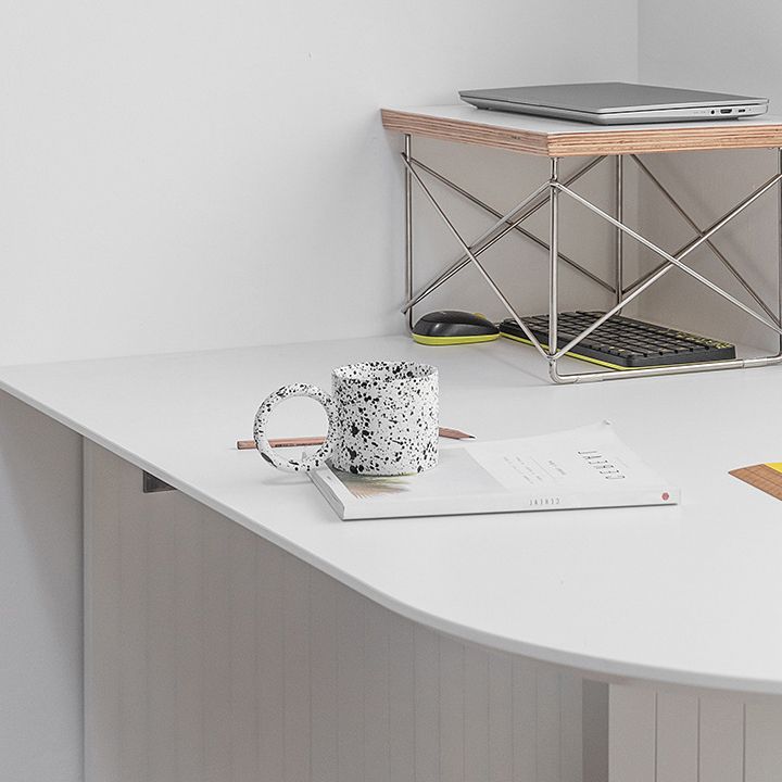 Wood Top Dining Table Traditional Luxury Dining Table with White Sled Base