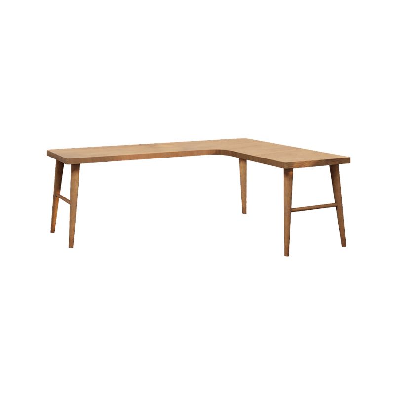 Modern Style Writing Desk L Shape Office Table with Legs for Home