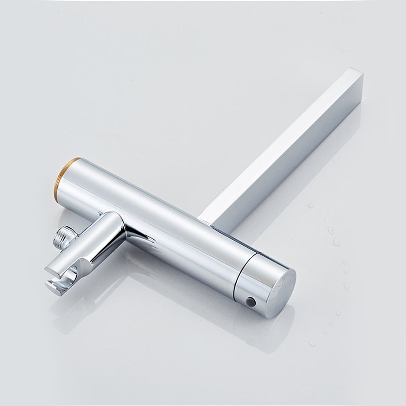 Traditional Style Freestanding Tub Filler Pure Color Floor Mount Freestanding Tub Filler