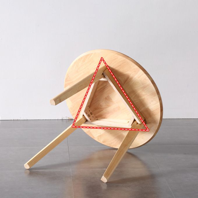 Modern Solid Wood Dining Room Set with Round Table Dining Table Furniture