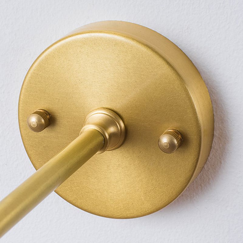 Sentón de vidrio pared apliques moderno 1 cabeza de pared montada en la pared