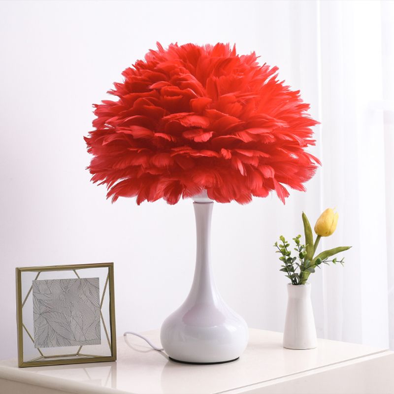 Éclairage de table nordique 1-Bulb Vase Vase Lampe Nordic 1-Bulb pour décoration de la chambre