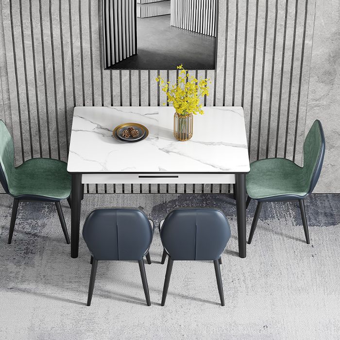 Contemporary Style Furniture Rectangle 4-foot Dining Site Table for Home