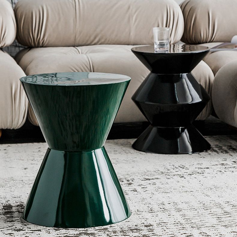 Contemporary Round Side End Table Living Room Pedestal End Table for Living Room