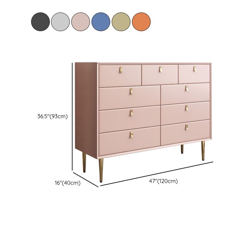 Classic Glam Storage Chest Stone Dresser with 5/6/7/9 Drawers