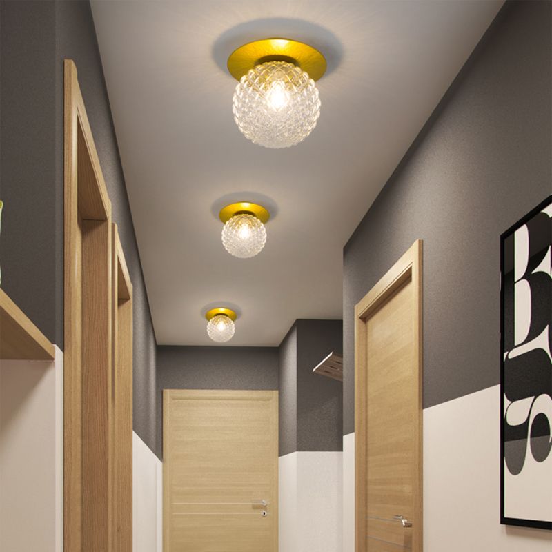 Contemporary Wall Sconce Lighting Creative Glass Ball Wall Light Fixture