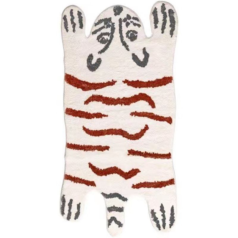 Novelty Animal Pattern Rug Polyester Indoor Rug Non-Slip Backing Carpet for Living Room