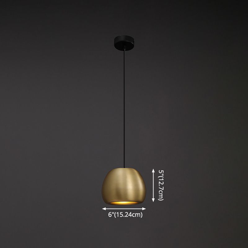 Bulbe métalle suspendu à la lumière de style postmoderne de style postmoderne