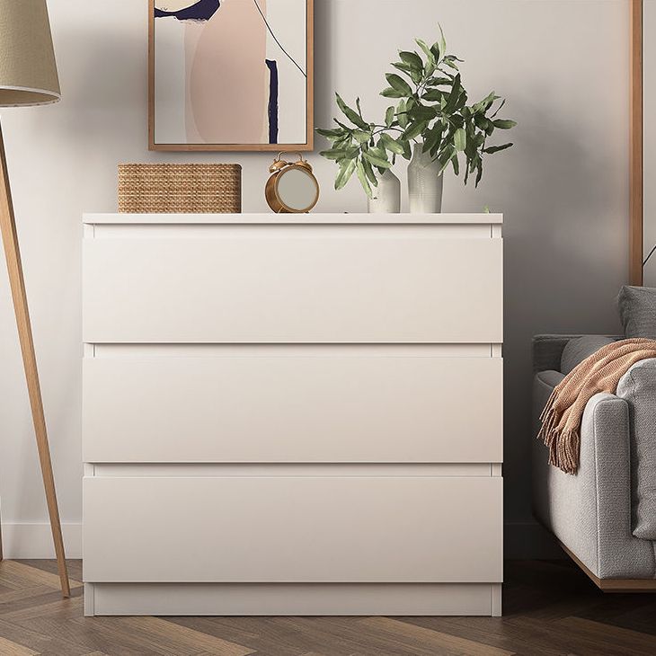 Contemporary Storage Chest Manufactured Wood Dresser with 3/4/5/6/8 Drawers