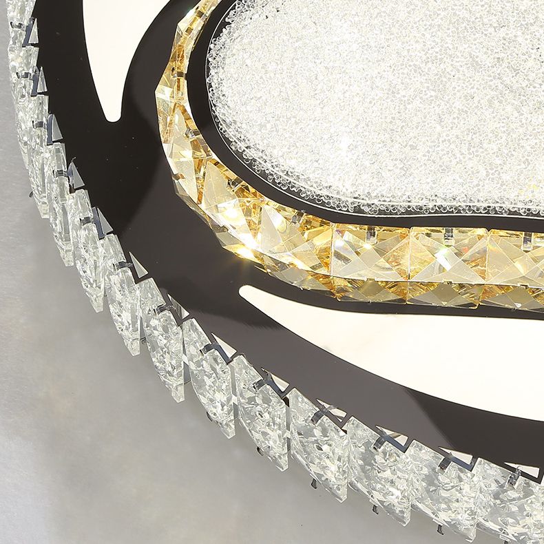 Plafoniere moderne da incasso Illuminazione a soffitto a LED in cristallo per soggiorno