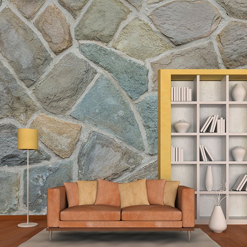 Customized Photography Brick Wall Mural Eco-friendly Wallpaper for Home Decor