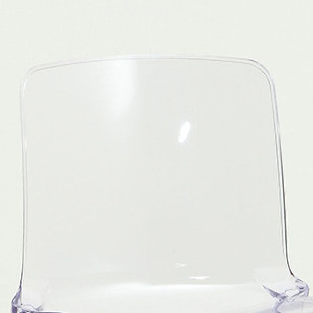 Ensemble de chaises en plastique de style scandinave, chaises de cuisine à dossier solide