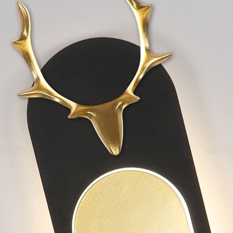 Geometry Shape Wall Light Modern Style Metal 1-Light Wall Mount Light