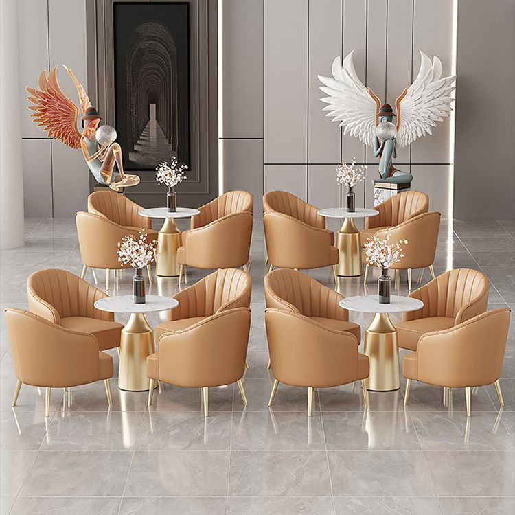 Glam 1/3/5 Pieces Dining Room Set Sintered Stone Dining Table
