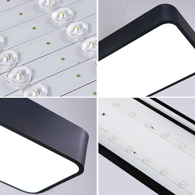 Modern Style Acrilico LED Flush Light Office Massimale Montato Light con 1 Luce