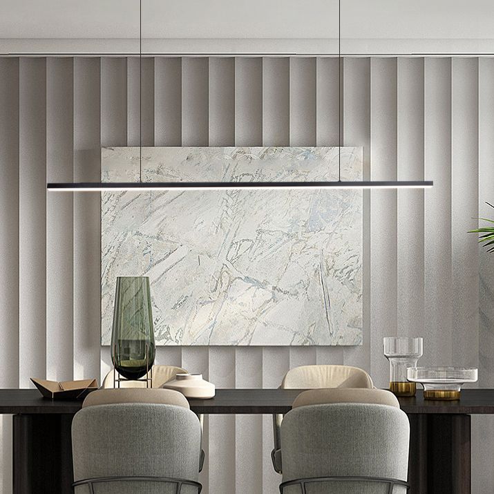 Simple Island Hanging Light Modern Island Light with Acrylic Shade for Dining Room