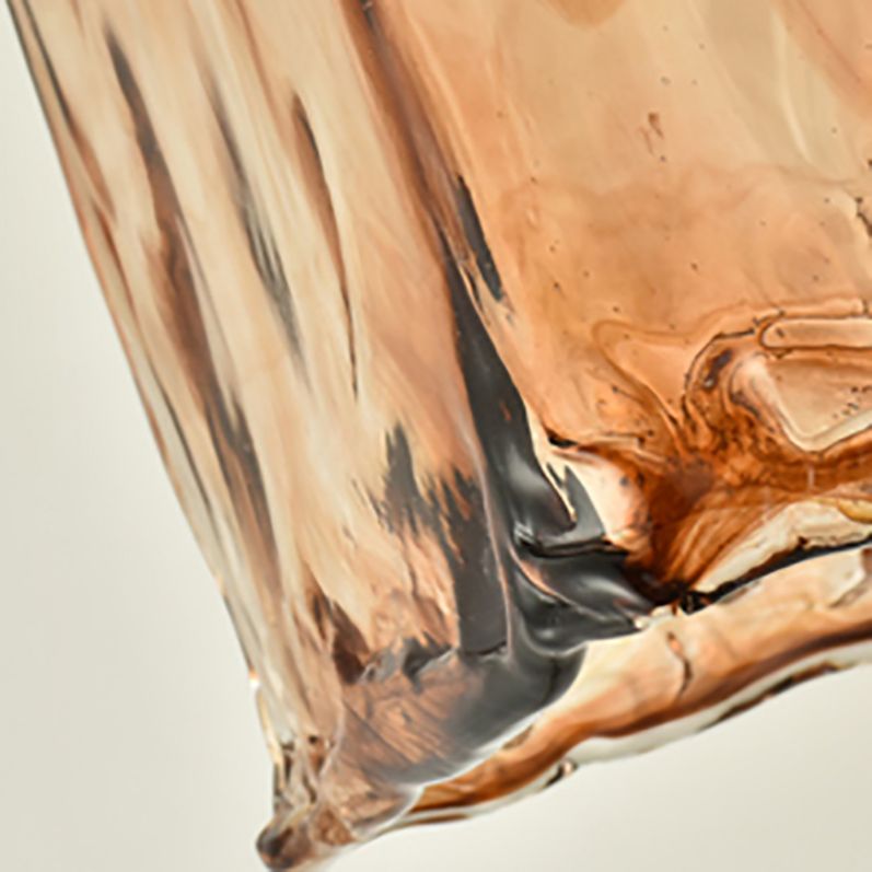 Luce in vetro industriale appeso a sospensione domestica Illuminazione pendente geometrico per soggiorno