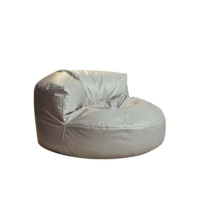 Nordic Bonded Leather Armless Tight Back EPP Filled Aceent Chair
