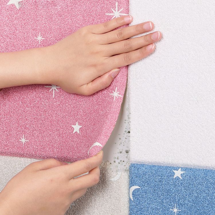 Fluffy Soft Bag Paneling Smooth Wall Interior Modern Plank Set of 1