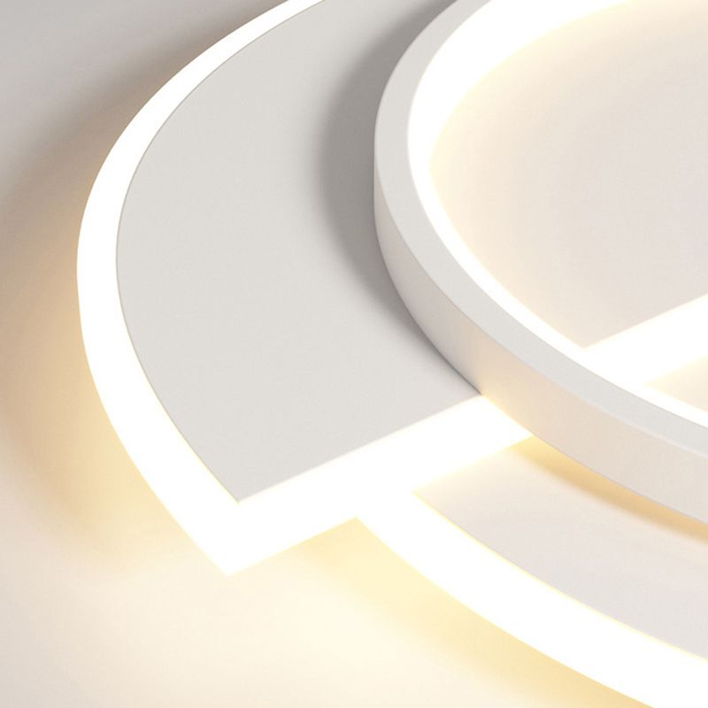 Unique Shape Flush Lighting Modern Metal Flush Mount Lighting
