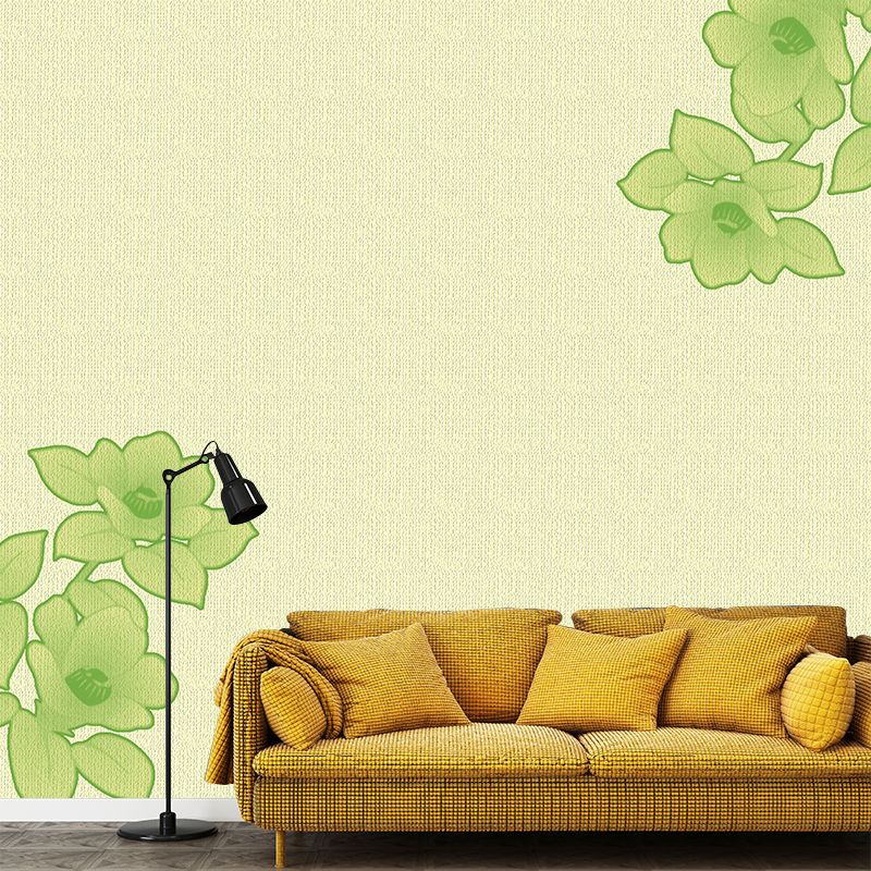 Illustration Environment Friendly Mural Wallpaper Plant Decoration Living Room Wall Mural