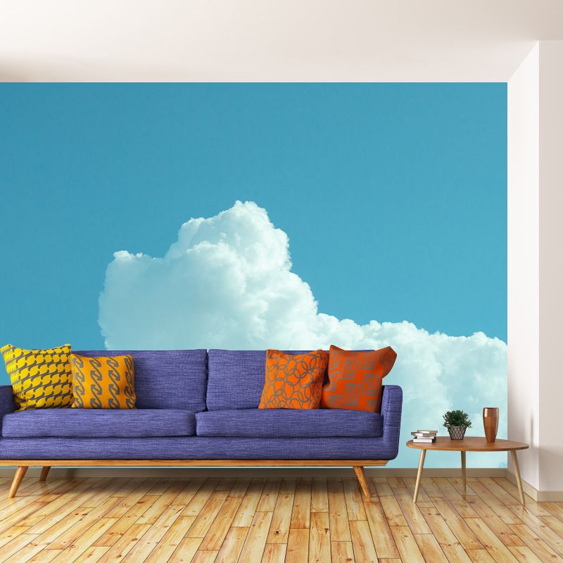 Beautiful Cloudscape Wall Covering Murals for Sleeping Room, Moisture Resistant