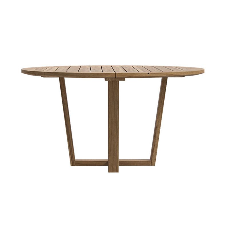 Bohemian Style Solid Wood Dining Table Set 1/6/7 Pieces Dining Table Set for Outdoor