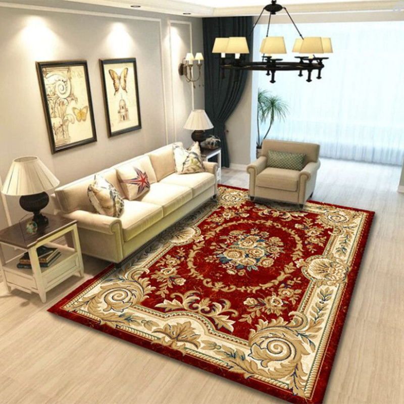 Alfombra retro de alfombra retro alfombra de respaldo sin deslizamiento para la decoración del hogar