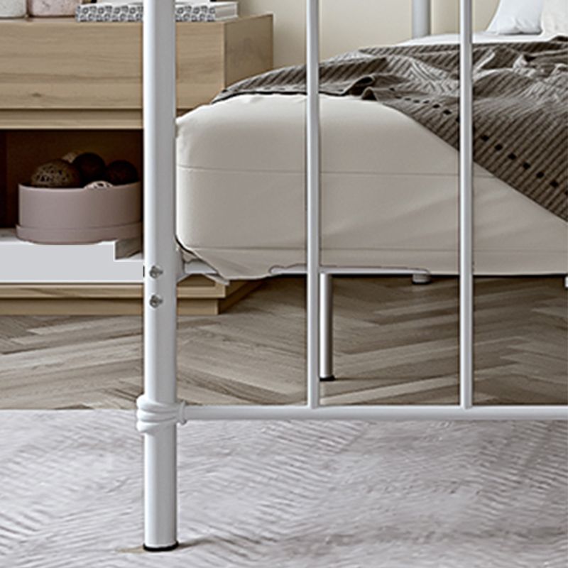 Poster Metal Bed 41 inch With Headboard and Footboard Rectangular Headboard