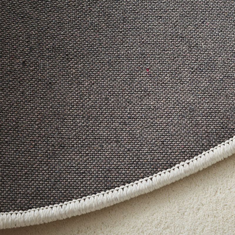 Orange Modern Rug Polyester Zebra Rug Non-Slip Backing Rug for Drawing Room