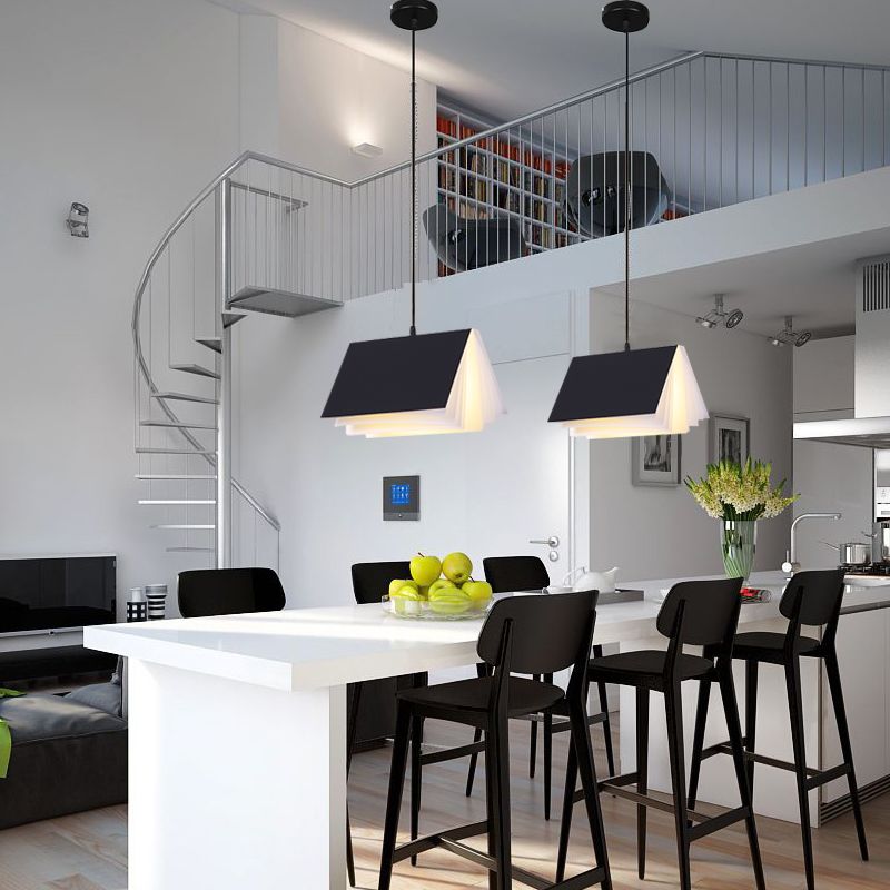 1 Light Creative Books suspendu la lampe décéco-métal