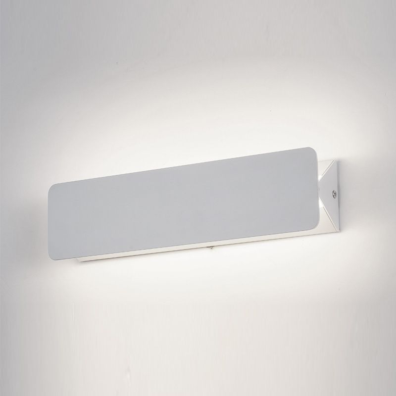 LED Wall Mount Light Metal Wall Sconce Light with Acrylic Shade for Bedroom