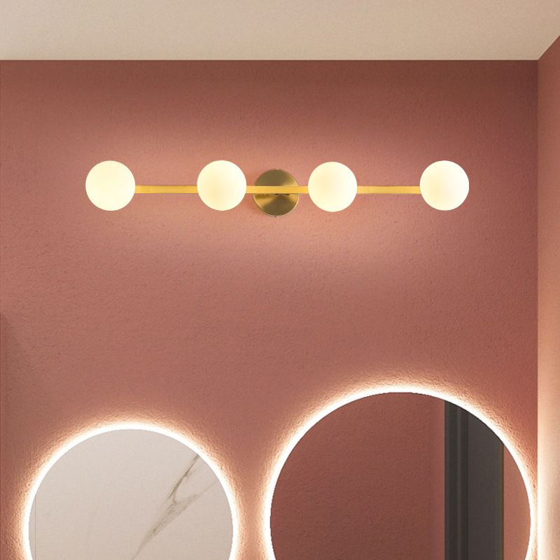 Illuminazione montata a parete in metallo per il bagno