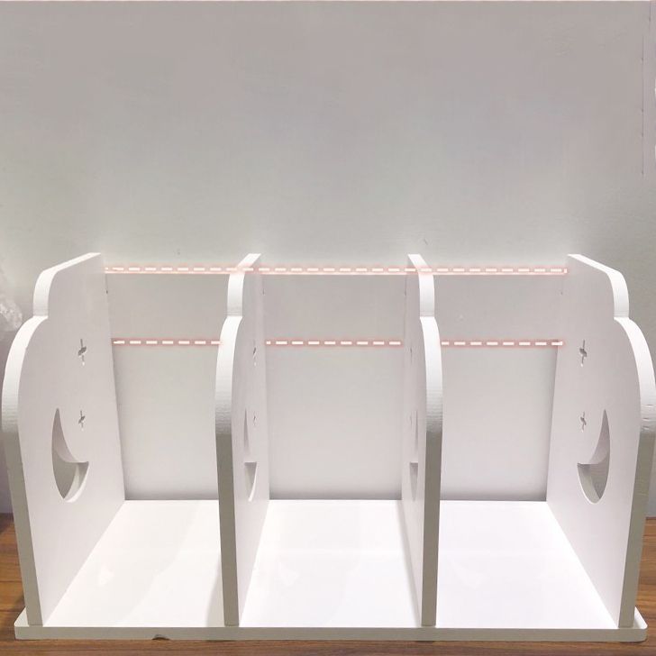 White Book Shelf Modern & Contemporary Shelf Bookcase for Home Office