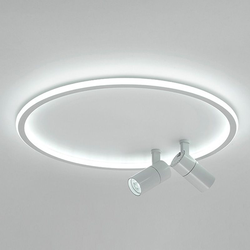 Lampe de voie ronde moderne vêtements boutique encastré plafonnier