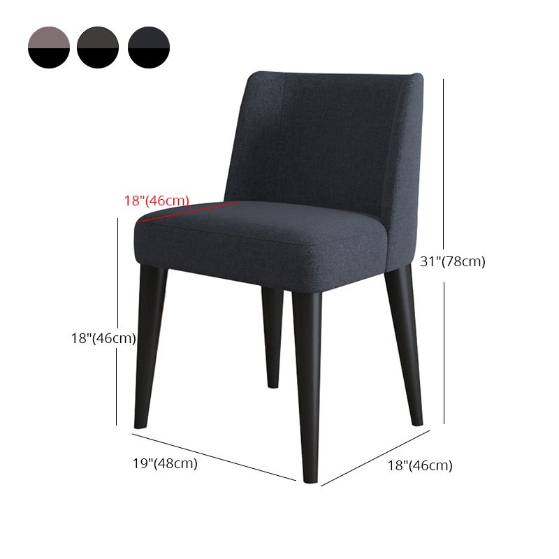Sedia da pranzo con sedia da sedia da interno-esterno contemporanea con gambe in legno