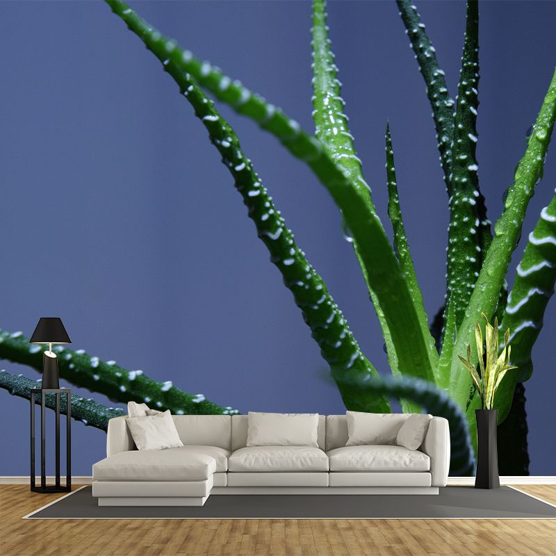 Houseplant Removable Wall Mural for Sitting Room Bedroom, Moisture Resistant