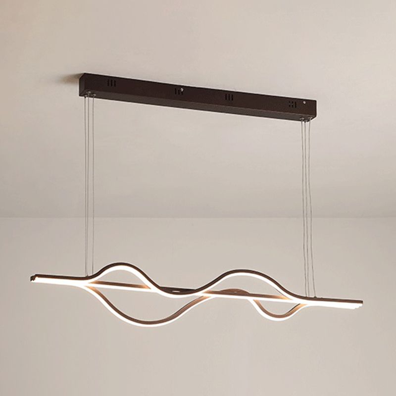 Nórdica Light Light Light Light 3 luces Led Island Colgante para comedor