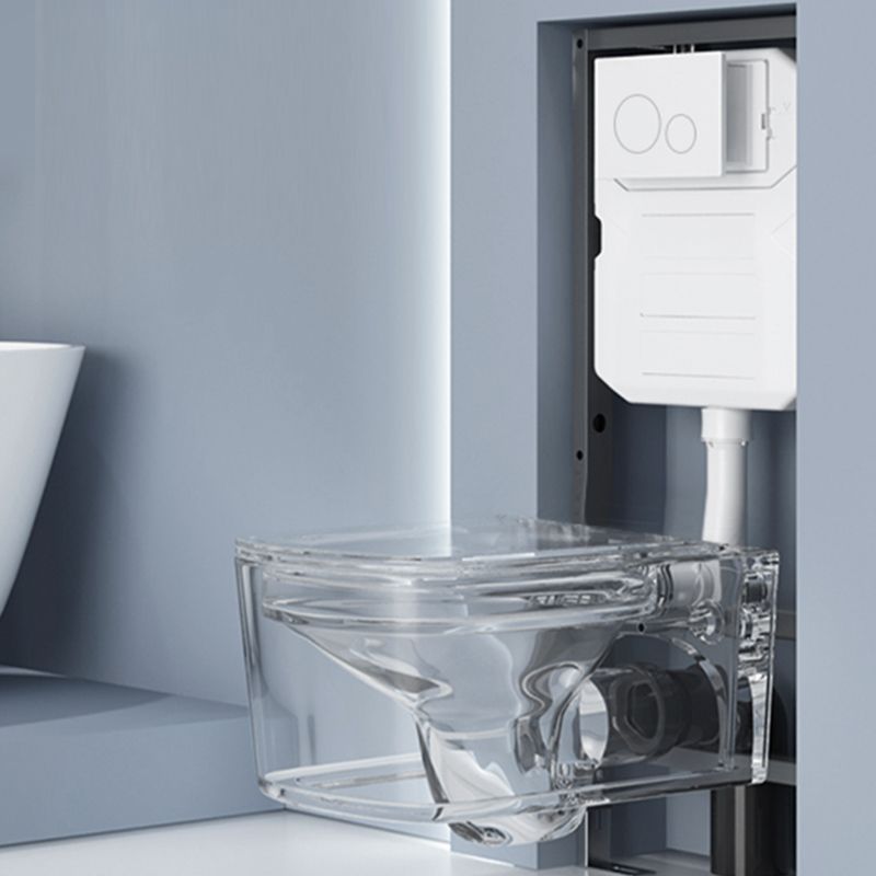 Contemporary Wall Mount Flush Toilet Ceramic Urine Toilet for Bathroom
