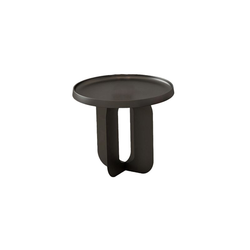 Abstract Coffee Table Modern Metal Tray Top Coffee Cocktail Table