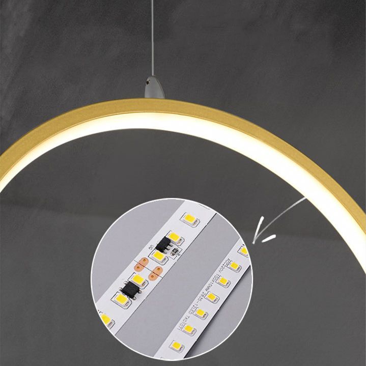 Luci a sospensione a sospensione in metallo Lampade sospese lineari contemporanee per sala da tè