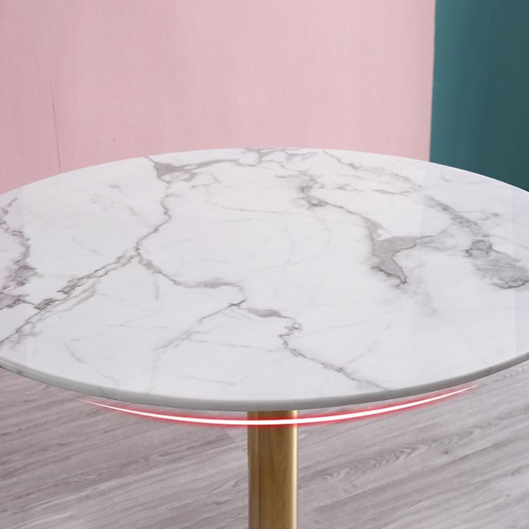 Modern 1/3/5 Pieces Dining Set Faux Marble Dining Table for Home Use