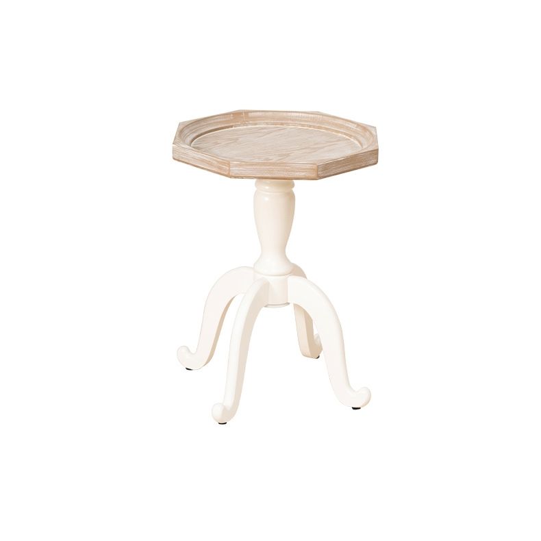 French Country Wooden Cocktail Table Distressed Coffee Table for Home