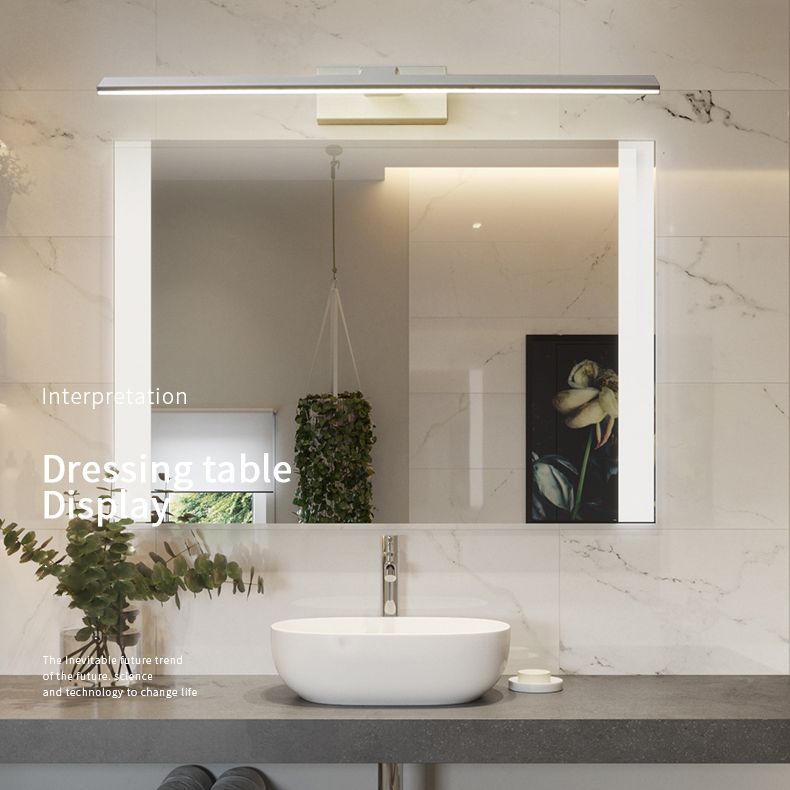 Moderne minimalistische LED -wandlamp Aluminium lineair verstelbaar wandlicht met acrylschaduw