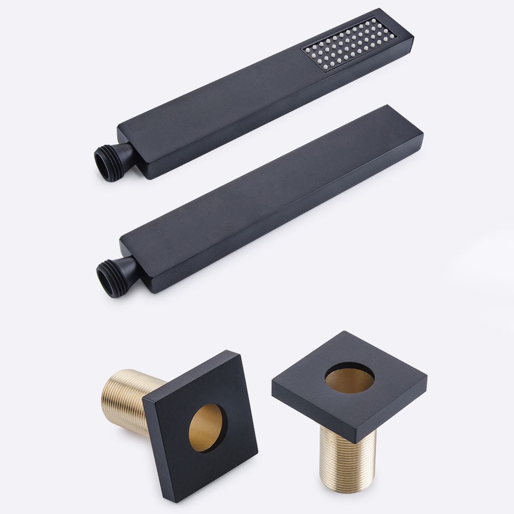 Deck Mounted Bathroom Faucet Modern Style Copper Bathroom Faucet