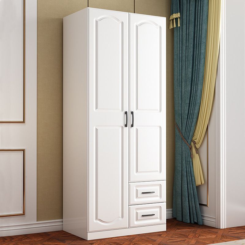 Wooden Wardrobe Closet with Drawer Contemporary Wardrobe Armoire
