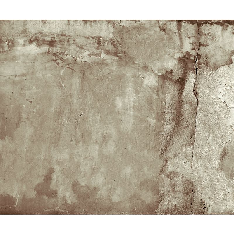 Smooth Big Pastel Mural Cyberpunk Aged Brick Look Wall Covering, Made to Measure