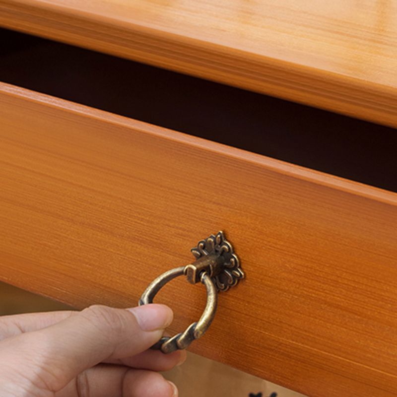 11" Wide Contemporary Corner Table Rectangular Accent Side Table with Storage